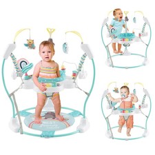 Baby Stationary Activity Center Infant Jumper with Removable Foot Pad