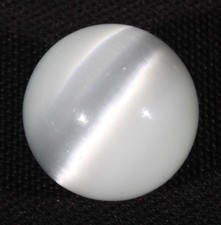 BEAUTIFUL 5/8" WHITE FIBER OPTIC CONTEMPORARY MARBLE SPHERE W/STAND MINT
