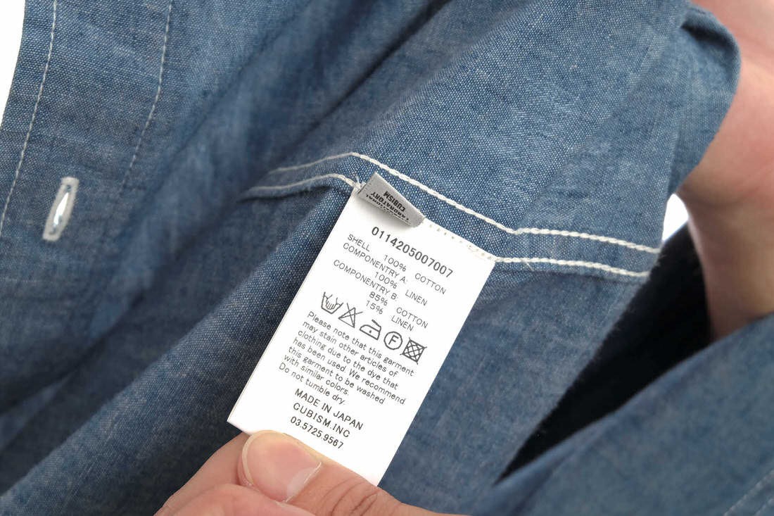 Visvim GRANGER Chambray Shirt Patchwork Denim - image 9