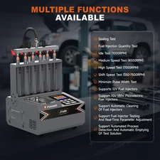 FOXWELL JT600 FSI EFI GDI Fuel Injector Cleaner Tester Ultrasonic Cleaner