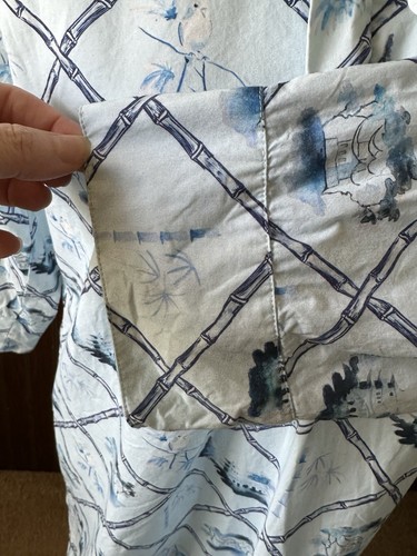 Holly Shae Hemdblusenkleid blau asiatisch Chinoiserie Print XS/M - Bild 6 von 9