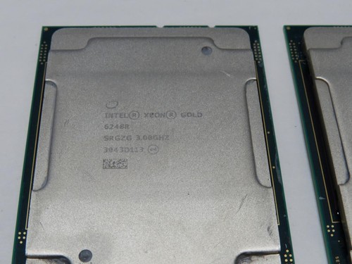 LOT OF 2X INTEL XEON GOLD 6248R SRGZG DOES NOT BOOT PHYSICALLY GOOD CONDITION - Picture 3 of 5