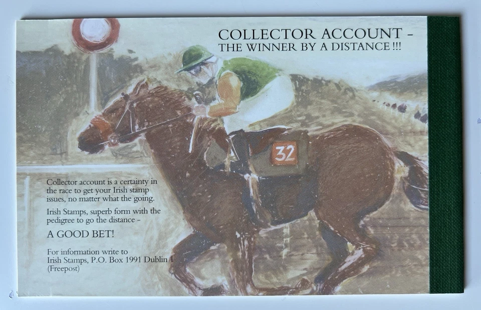 Ирландия 1996 ирландские скачки марка буклет EIRE ирландские марки полный MNH - Изображение 3 из 3