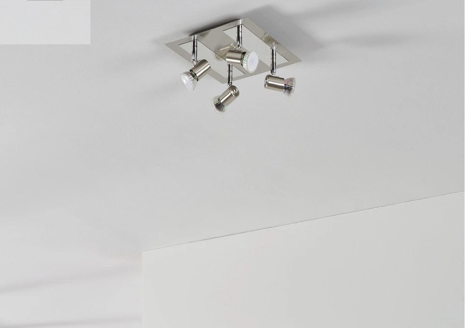 EGLO * Plafoniera mod ROTTELO * Rif 90916 * 4 Faretti Led Inclusi * Nuova - Immagine 2 di 4