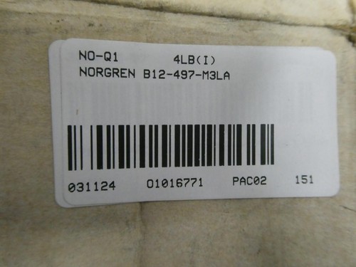 Norgren B12-497-M3LA Filtro-regolatore pneumatico 250psi 0-160psi 1/2in Npt - Foto 6 di 6