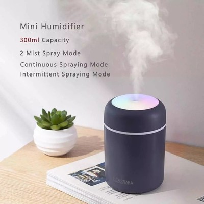Portable Humidifier Essential Oil Diffuser Grain Ultrasonic Air LED Aromatherapy