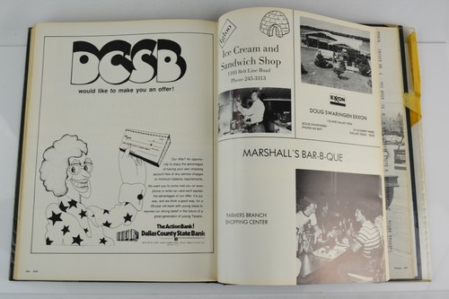 R.L. 1970 Libro de año de escuela secundaria TURNER Student Alumni Carrollton Texas TX Roar - Imagen 9 de 12