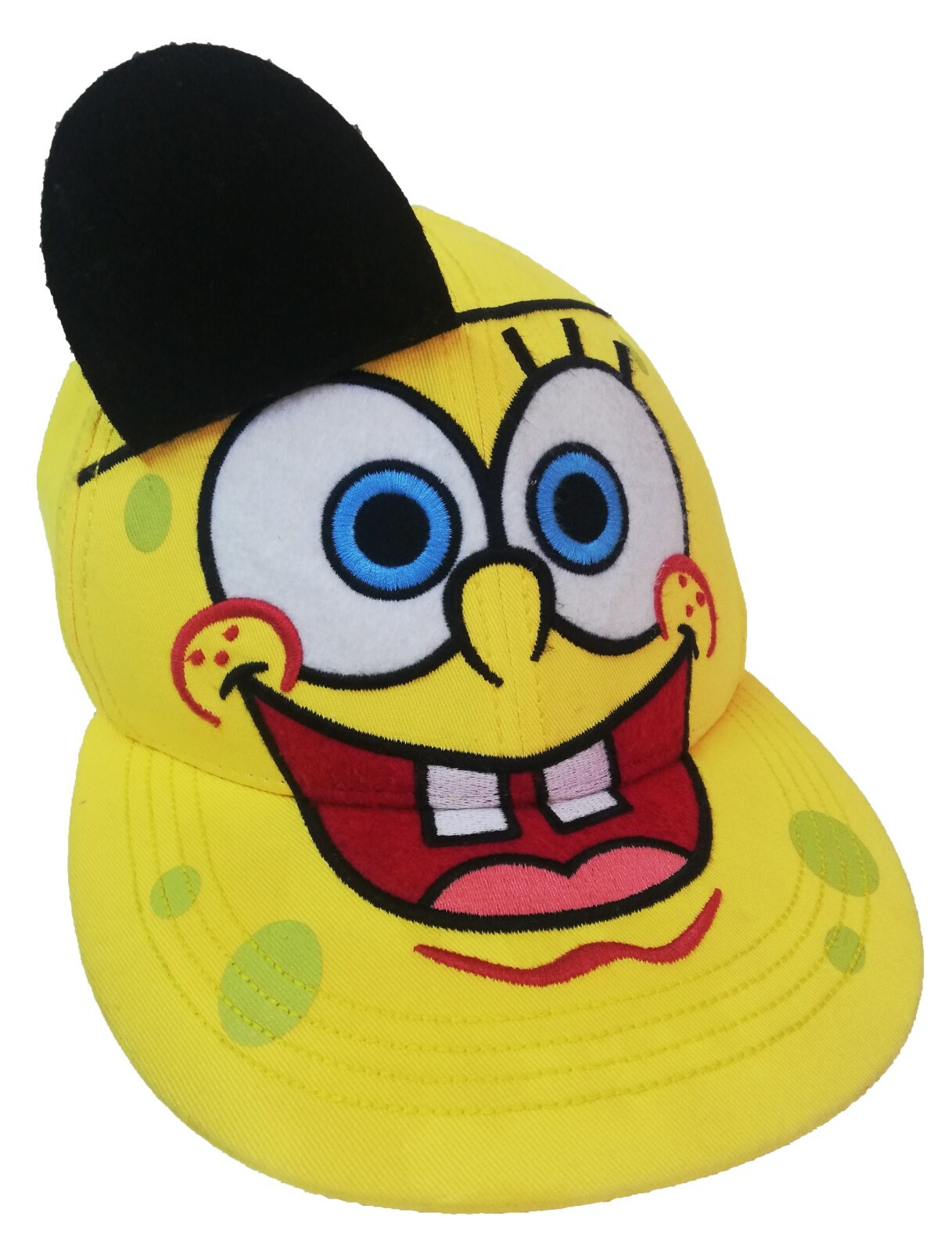 SpongeBob Squarepants Hat Men's Yellow Fit Hat Si… - image 2