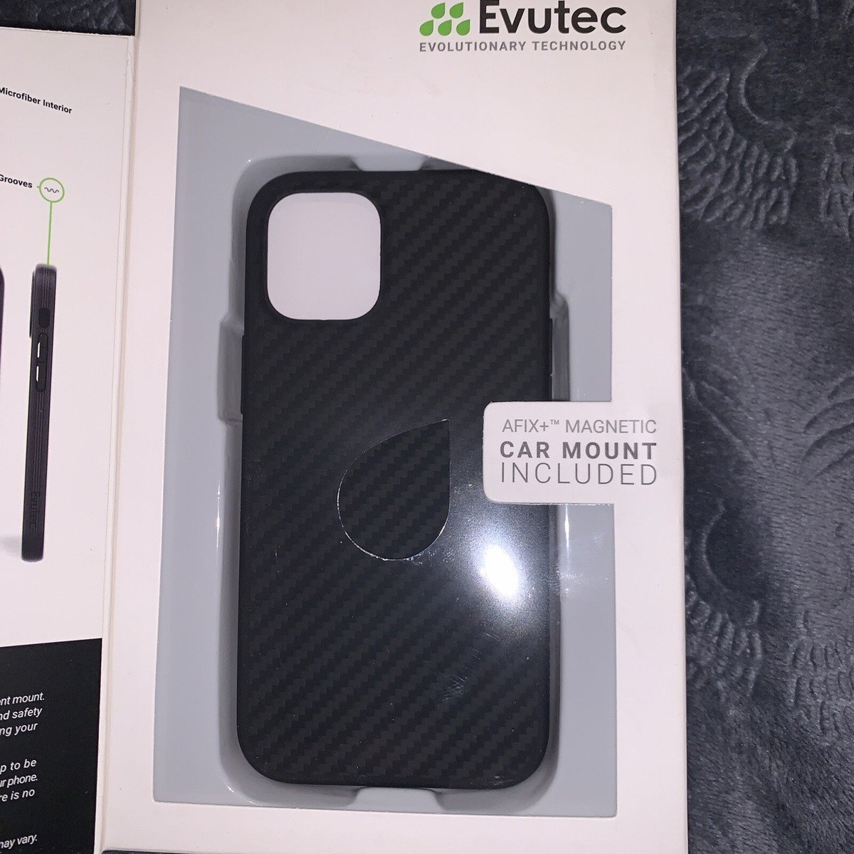 Evutec Apple iPhone 12 Mini Case Magnetic Car Vent Mount