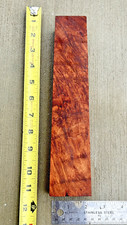 Amboyna Burl Wood Knife Scales Pen Pool Cue Blanks 10 1/8" x 1 7/8" x 1 3/8"