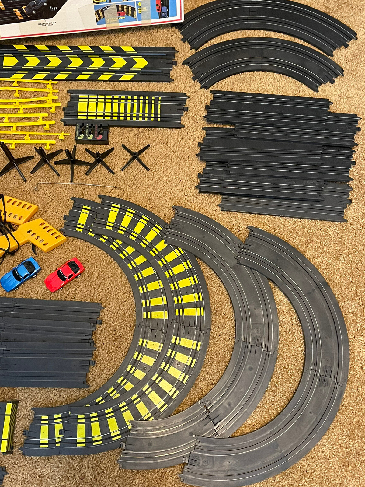 1989 Vintage Tyco Sky Climber Cliff Hangers Slot Car Track In Box No