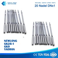 20 x Nadel DNx1 UY143GS f&uuml;r Sackn&auml;hmaschine BAG CLOSER GK26-1 NEWLONG YAOHAN GK9