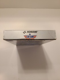 Top Gun: The Second Mission NES Nintendo 1989 Konami Game, Box, Manual, Cover