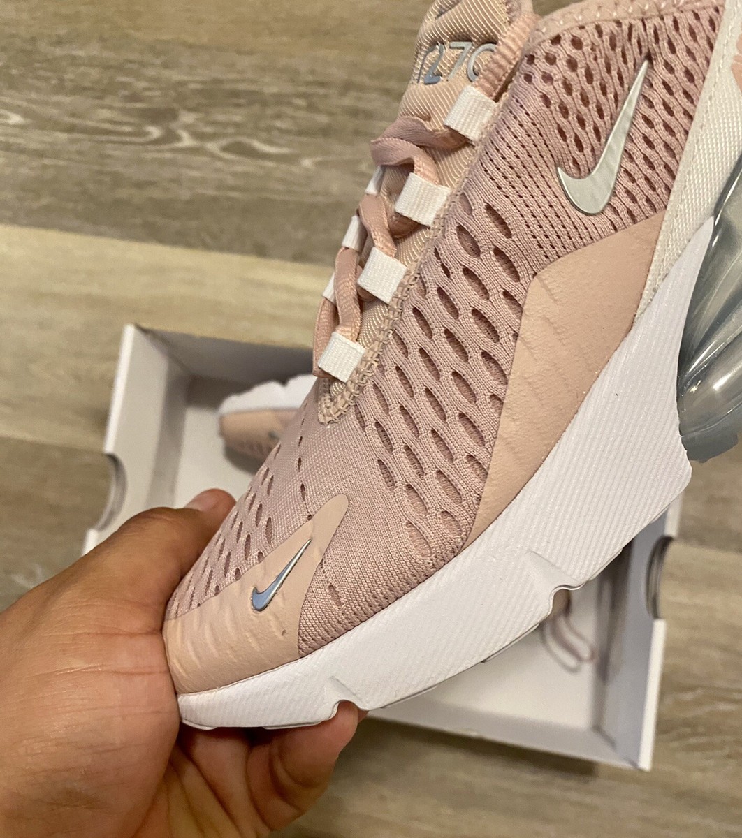 Size Nike Air Max 270 Pink Oxford Metallic Silver W for sale