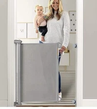 Acorn Baby Retractable Safety Gate - 51in 3-Way Mesh Retractable Baby Gate