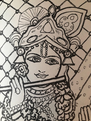 KRSNA’S SONGS Song/Coloring Book by BHAVATARINI DASI for Kids & Adults signed - Picture 10 of 12