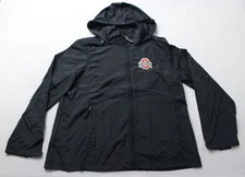 Ohio State Buckeyes Women’s Marley Lilly Lightweight Rain Jacket CA4 Black Large