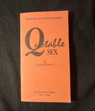 Quotable Sex by McKenzie, Carole ARC Uncorrected Proof 1st Edition First print