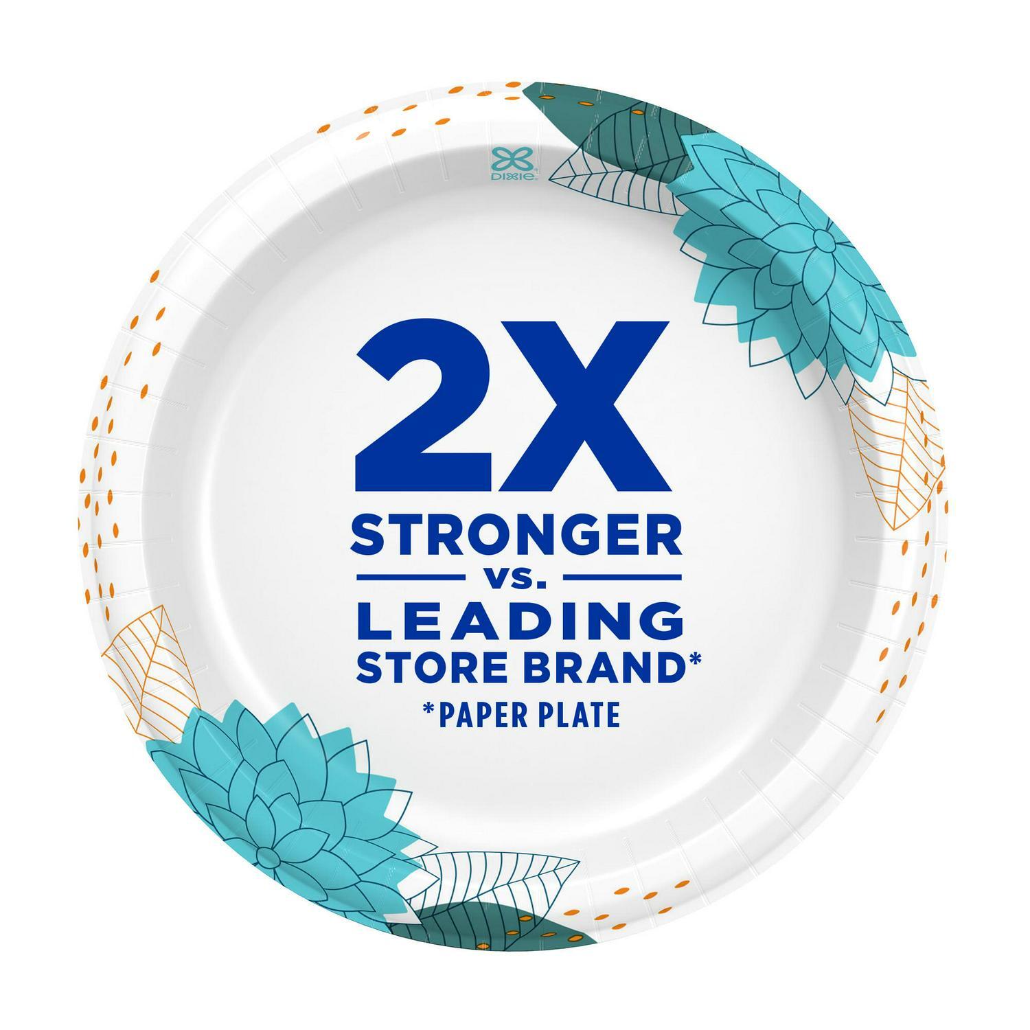 Disposable Paper Plates Recyclable Everyday Plate Dinner Size 8.5″ Bulk