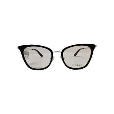 Guess Eyeglasses Frames GU2706 001 50-17-140 black silver