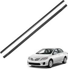 2x Roof Drip Trim Molding Seal Strip Replace for Corolla 2003-2008 Accessories