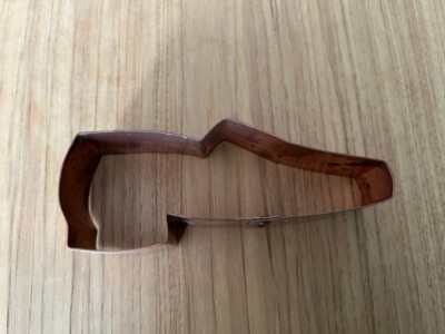 Kitchen Collectibles Copepr Cookie Cutter Loafer/Shoe