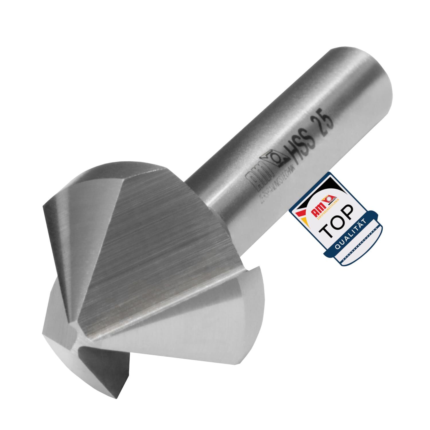 Svasatore Conico HSS 25 x 90° AM-Zerspanungstechnik per Metallo Professionale