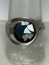 925 Vintage Israel Ring Inlay Adjustable