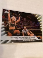 Toni storm 2021 topps foil parallel wwe wrestling cards  see scan