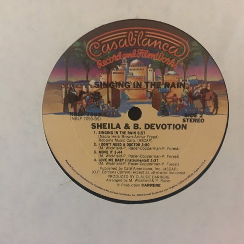 Sheila & B Devotion - Singin' In The Rain - 1978 Vinyl LP - Funk / Synth / Disco - Bild 3 von 4