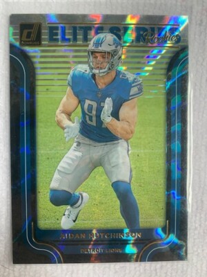 AIDAN HUTCHINSON 2022 Panini Donruss Elite Series Rookies Lions RC #ESR-12 
