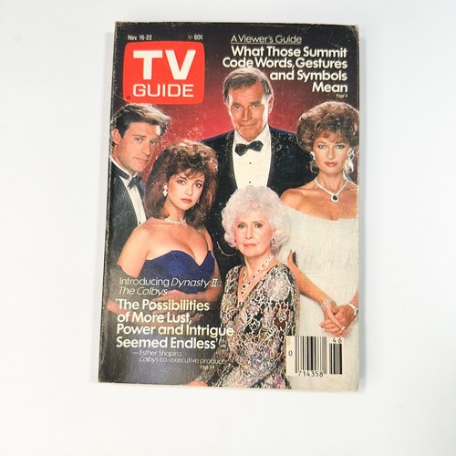 TV GUIDE MAGAZINE NOVEMBER 16-22, 1985 INTRODUCING DYNASTY II THE COLBYS