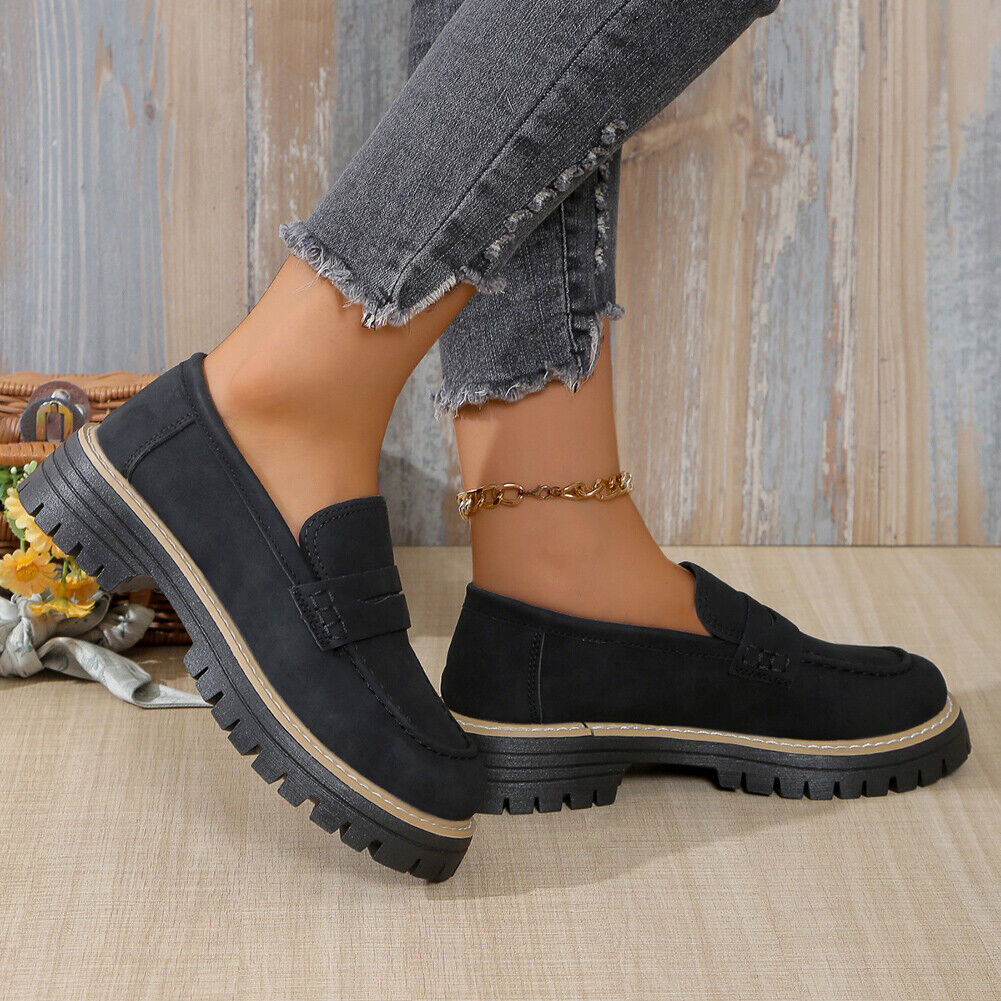 Lug Sole Loafers Loafers For Work Womens Loafers Orthoture