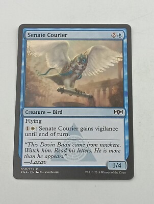 Magic the Gathering Einzelkarte Senate Courier bespielt
