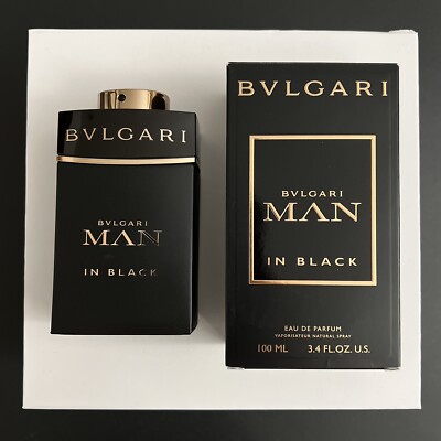 BVLGARI MAN IN BLACK EAU DE PARFUM SPRAY FOR MEN 3.4 Oz / 100 ml BRAND NEW!!!