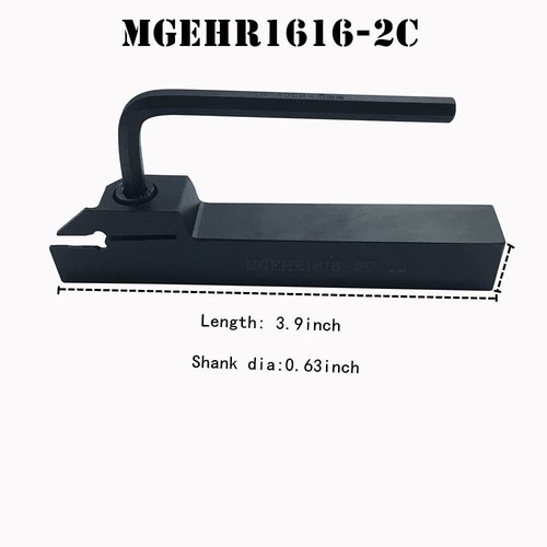 5/8” Grooving Tool Holder MGIVR2016-2 MGEHR1616-2 MGEHL1616-2 with MGMN200 - Picture 3 of 7