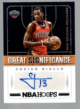 2018-19 Hoops Great SIGnificance Autographs #25 Cheick Diallo