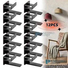 12PC Baseball Cap Hat Racks Wall Door Hanger Holder Storage Organize Adhesive
