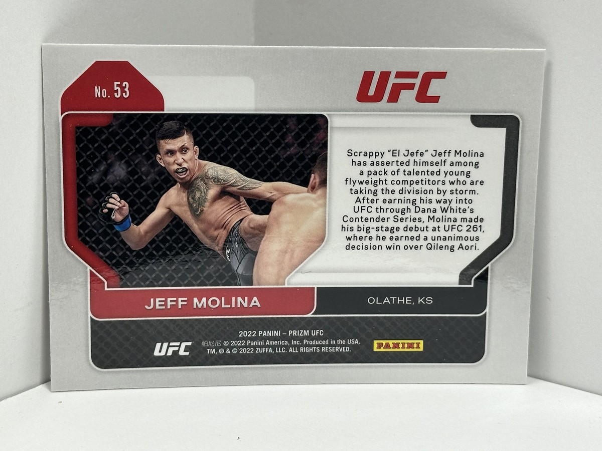 2022 Panini Prizm UFC #53 Jeff Molina RC | eBay