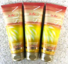 3 Bath Body Works IN THE SUN Body Cream 8oz LOT/SET of 3