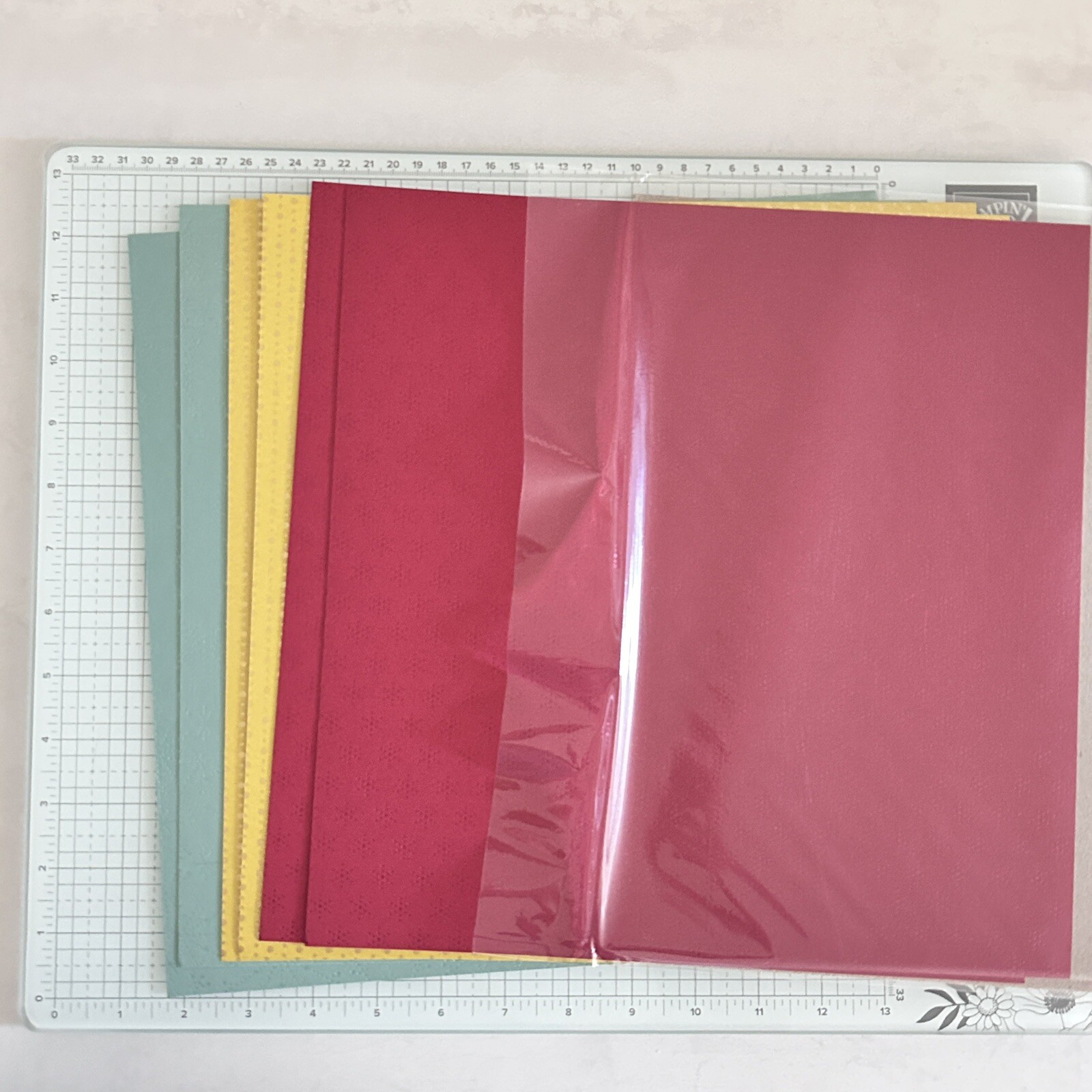 Stampin' Up Festive Foils Specialty Designer Series Paper 12 x 12 NEW 6 Sheets