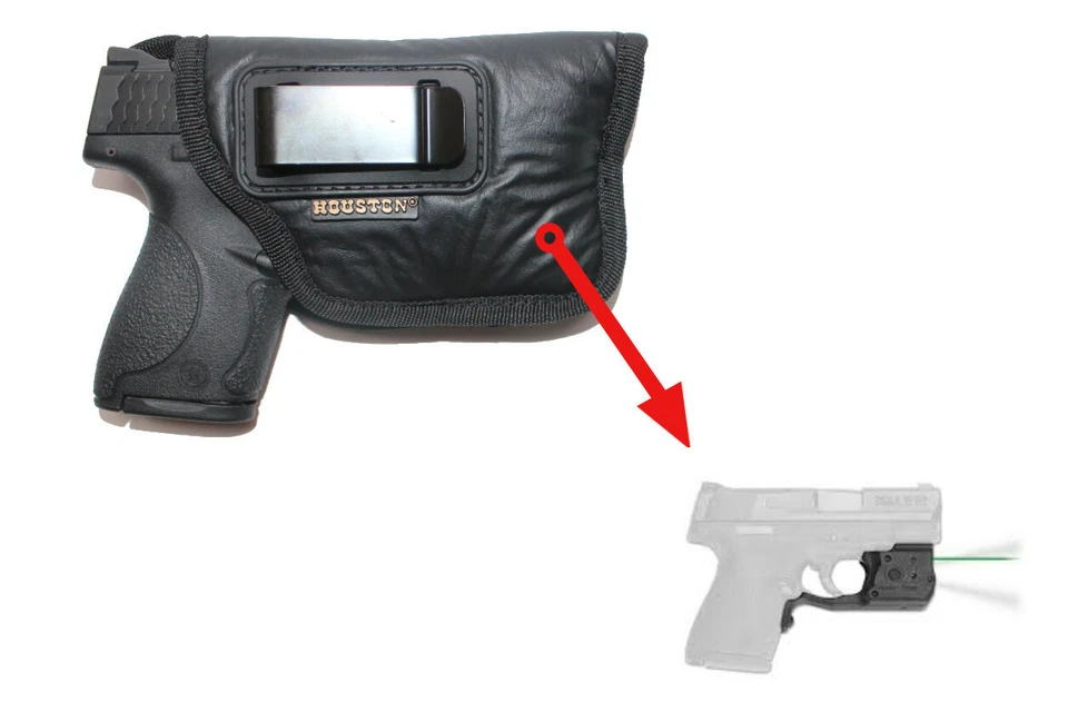 Funda blanda Houston IWB para Smith & Wesson M&P Shield 9 mm/40 con láser/luz Foto 3 de 4