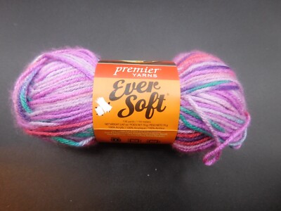 PREMEIR YARNS EVER SOFT, 2.47 OZ, SPICE DROP