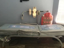 Migun bed table-’MassageEnergy CUSTOM-PEMF-Red Light pain relief traction System
