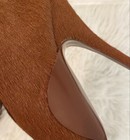 $795 Alexander Wang Calf Hair Peep Open Toe Leather High Heel Mules Shoes 40 9.5 — photo 7