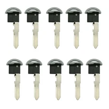 New Uncut Smart Emergency Key Blade Replacement for Mazda Scion Toyota (10 Pack)