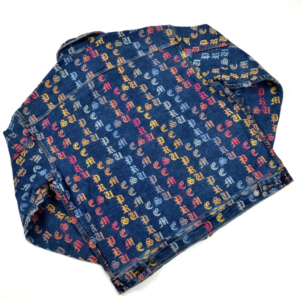 Chaqueta de trabajo de mezclilla jacquard Supreme Gradient talla grande Foto 3 de 4