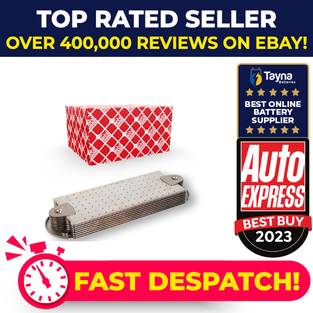 Oil Cooler 180529 Febi 20742946 Genuine Top Quality Guaranteed New
