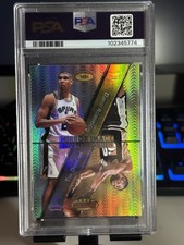 1997 Bowman’s Best Mirror Image M16 Refractor Tim Duncan Robinson Kemp PSA 8 RC