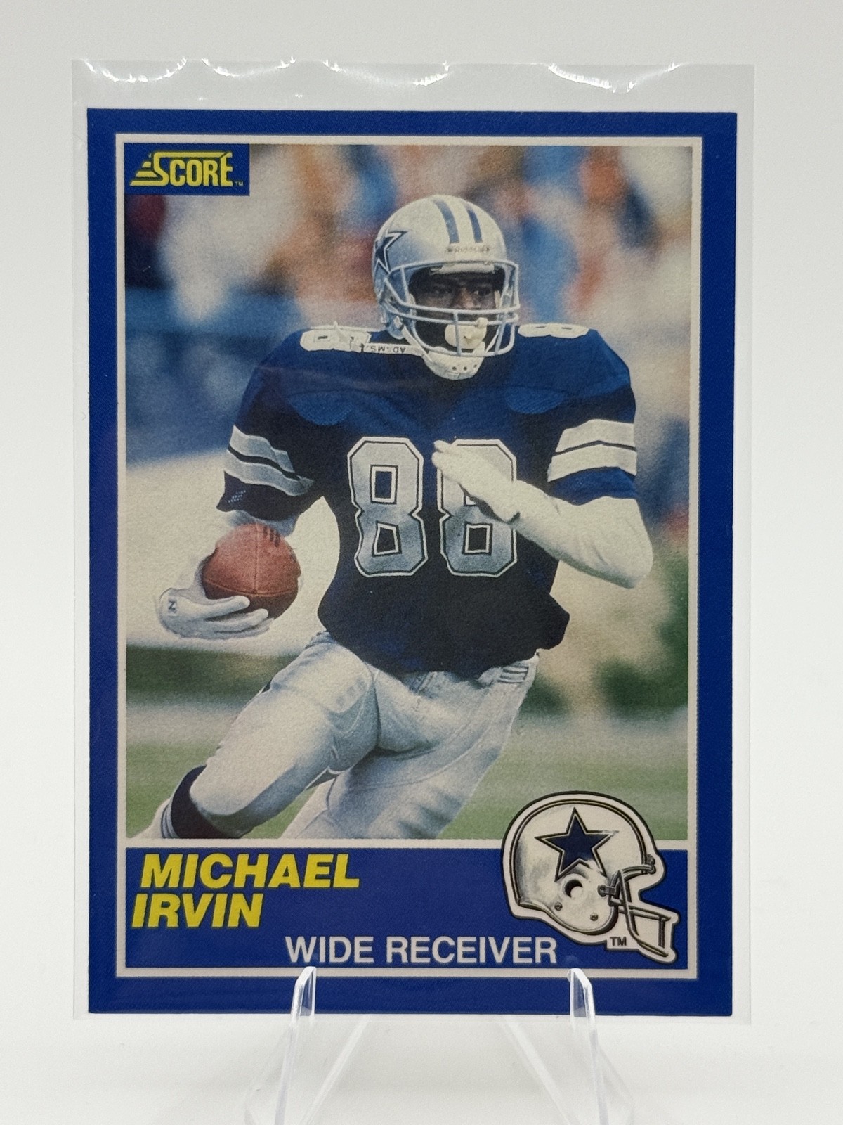 1989 Score - Michael Irvin #18 (RC) HOF Cowboys